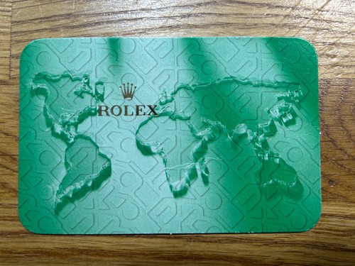 Genuine rolex calendar - genuine, card