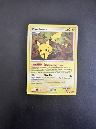Carte pokémon pikachu 123 - carte,