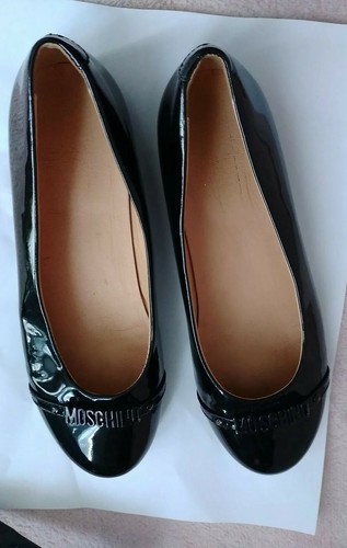 Scarpe moschino nere bambina - moschino,