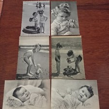 lotto 6 cartoline bambini