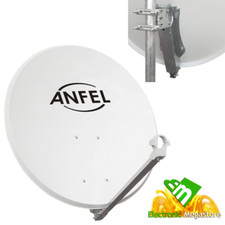 Parabola Satellitare 60 cm 4K SKY TIVU SAT FULL HD Supporto Disco in Ferro SUPER