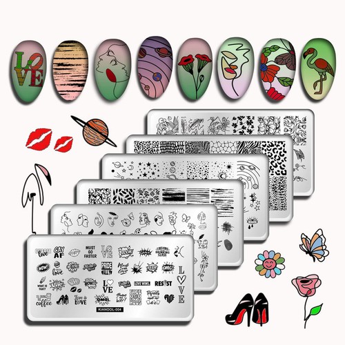 6pezzi stamping nail art set - stamping,
