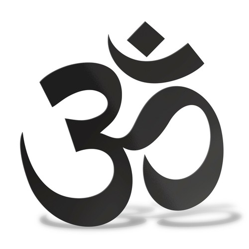 Sticker ohm yoga simbolo - ohm,