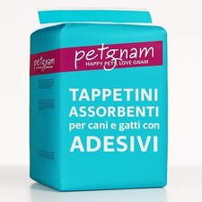 200 TAPPETINI ASSORBENTI PER CANI 60x60 TRAVERSE CANE TRAVERSINE PETGNAM