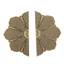 Coppia Maniglie Porta Ottone