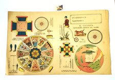 Bambole giochi costruzioni di carta Made in Italy "Ciclista" foglio mm 340 x 225