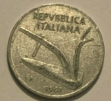 ITALIAN LIRA 1967 L 10
