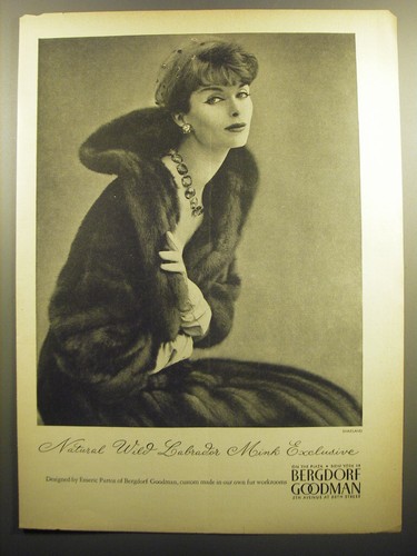 Pubblicità cappotto pelliccia