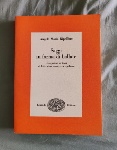 Ripellino saggi forma di - saggi, in