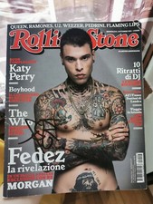 Rivista Rolling Stone Con Autografo Di Fedez