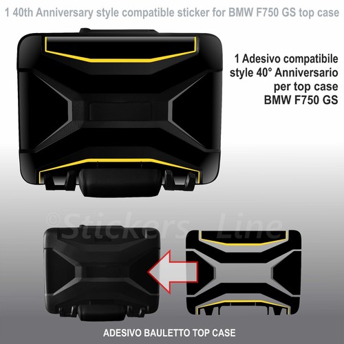 Adesivo top case - top, f750gs