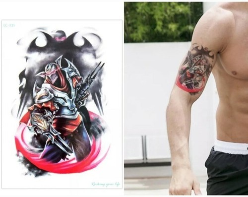 Grande tatuaggio temporaneo - grande,