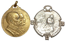 R4/05/2025 (REF24032) Set di 2 medaglie guerra 1914 1918 medaglia francese