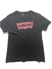 T-shirt uomo donna Levis nera