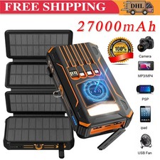 27000mAh Solar Power Bank