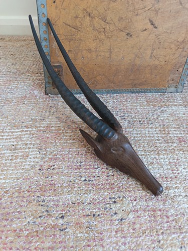 Vintage african carved wooden - african,