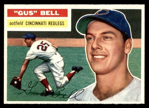 1956 topps baseball 162 gus - topps,