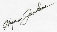 Carta 3X5 firmata a mano