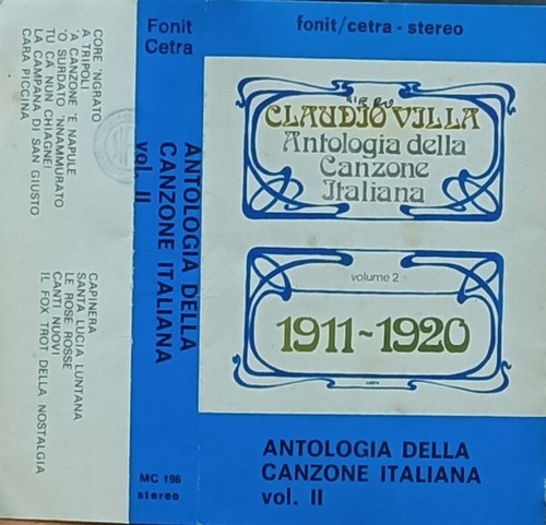 Claudio villa antologia - -,