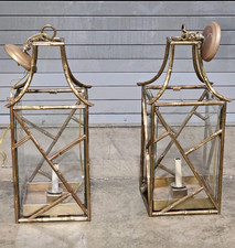 Coppia di lanterne per pagoda