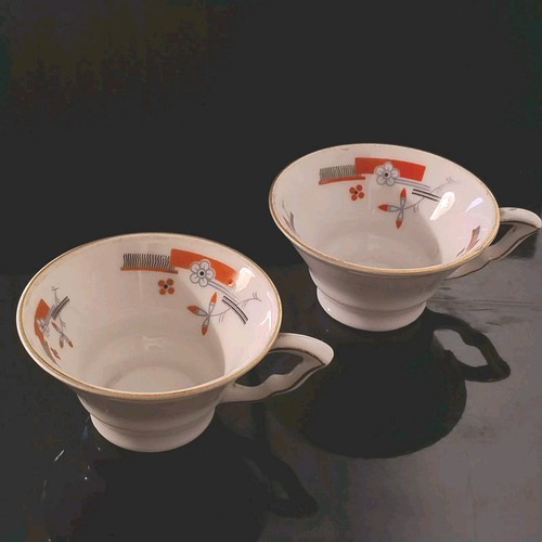 Coppia antiche tazzine - coppia, di