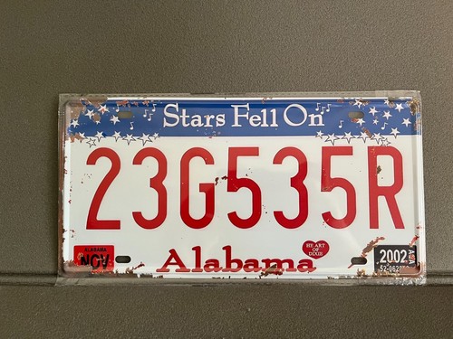 Targa metallica auto americana