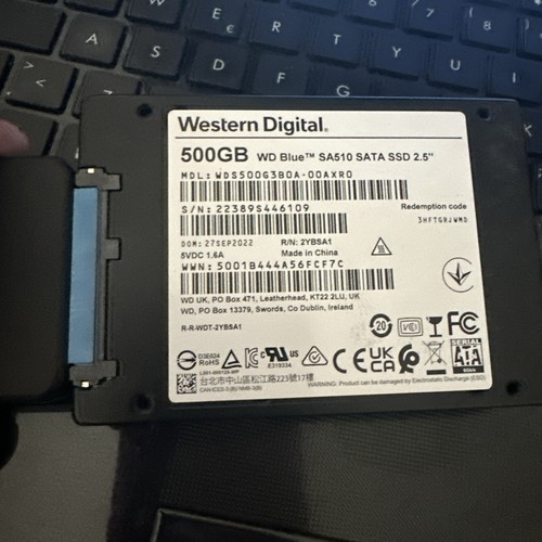 Ssd western digital - wd, blue