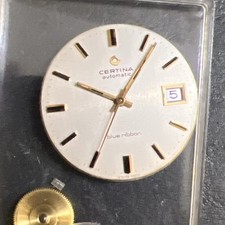 Certina Blue Ribbon For Parts Dial Top Condition  Per Ricambi