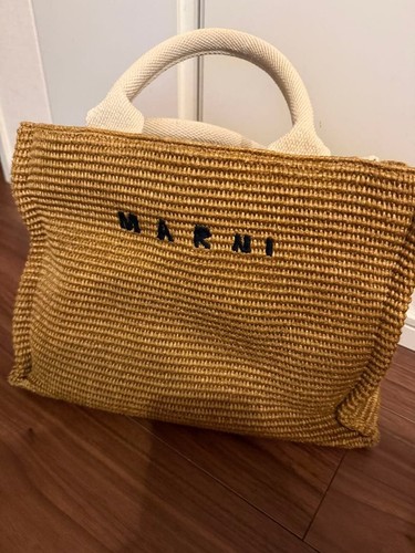 Borsa con cestino - , paglia