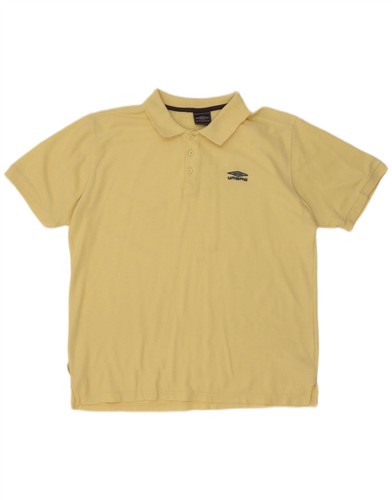 Polo uomo umbro giallo - xl,
