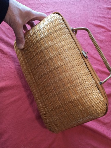 Damen tasche aus korbweide und - damen-tasche,
