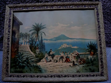 NAPOLI. VEDUTA CON VESUVIO E