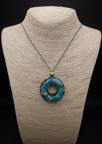 Orgonite pendant necklace - orgonite,