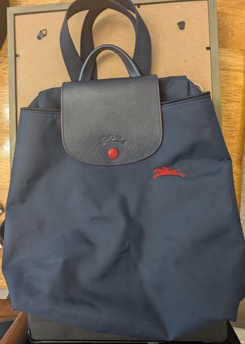 Zaino longchamp navy argento - longchamp,
