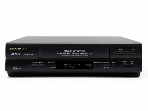 Sharp vhs vcr a50 testine - vcr,