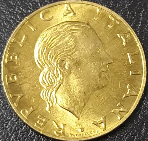 Italia moneta repubblica - moneta, 200