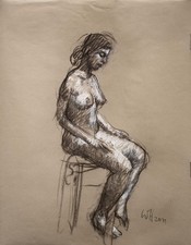 Wulfried Hengstenberg nudo di