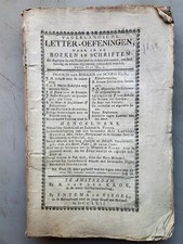 Original 1762 DUTCH Magazine