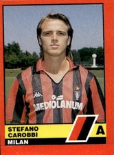 figurina calciatori Vallardi Calciatori d'Italia 1989/90 Milan - 257 Carobbi