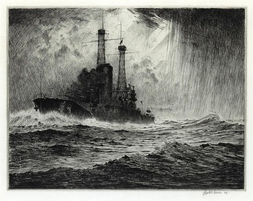 The old timer battleship - the,