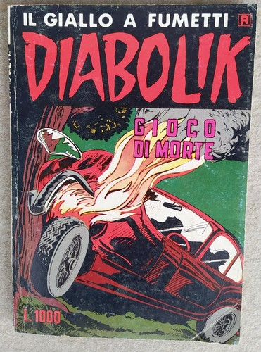 Diabolik n - (costola, bianca)