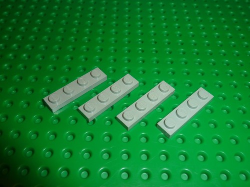 Lego oldgray plate - 4, x