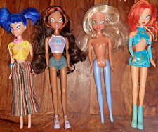 LOTTO  4 BAMBOLE WINX CLUB  VINTAGE  MUSA-AISHA-FLORA -BLOOM