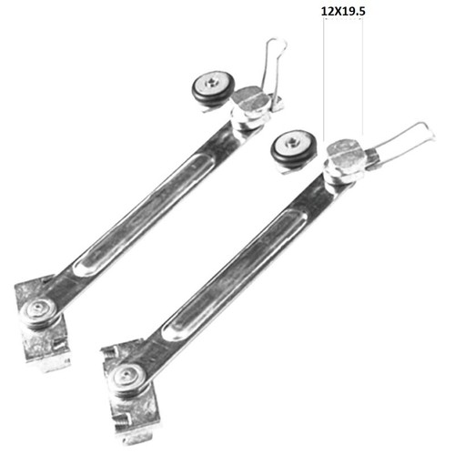 Coppia bracci inox per - bracci,