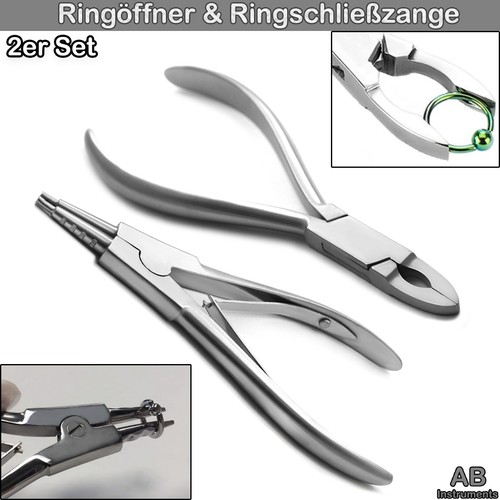 Body piercing pinza apri