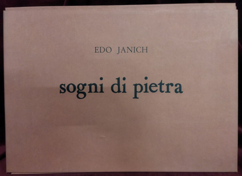 Edo janich sogni pietra - -, di
