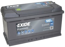 Batteria Exide EA1000 12v 100ah 900A 353x175x190mm varta G3 H3