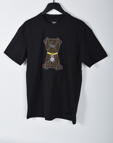 Fendi black shirt dog - black, t-shirt