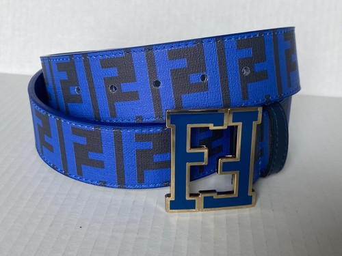 Cintura fendi blu - blu, zucca