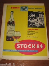 *=STOCK 84 BRANDY=1961=PUBBLICITA'=ADVERTISING=WERBUNG=PUBLICITE=
